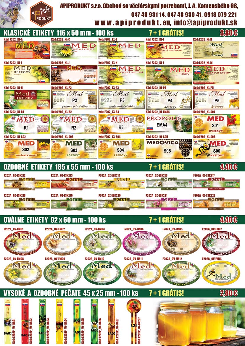 apiprodukt akcia etikety