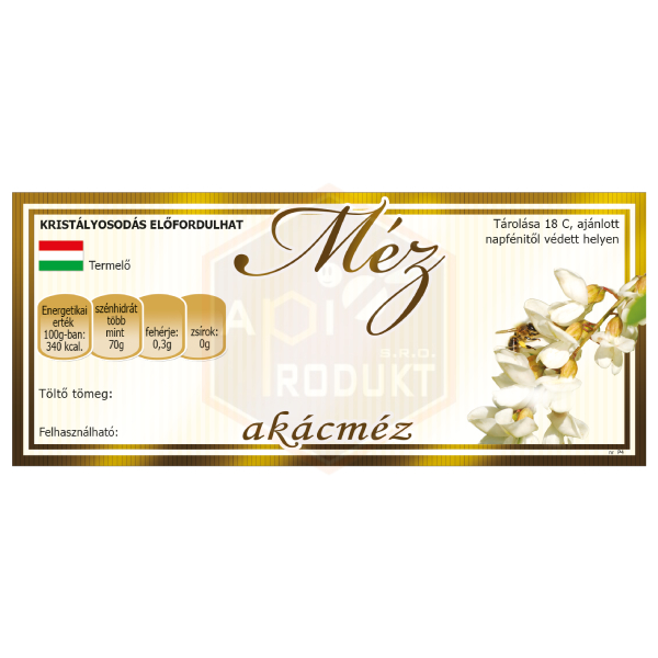 Samolepiace etikety klasické maďarské, 100 ks - vzor P4