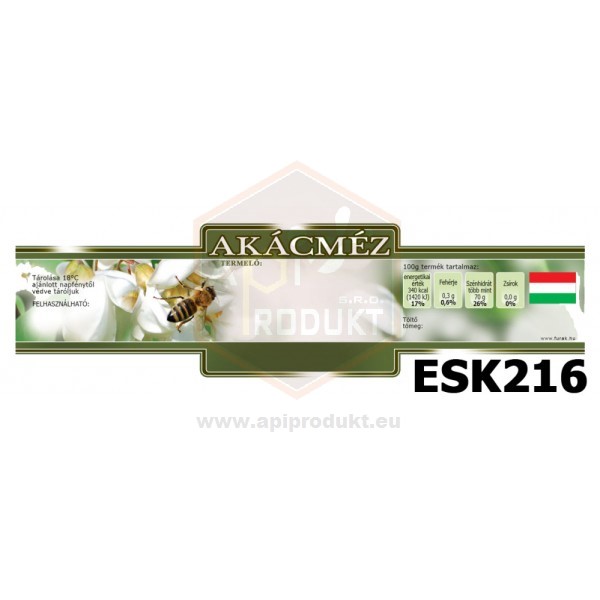Samolepiace etikety ozdobné maďarské, 100 ks - vzor ESK216