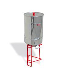 Usadzovacia n�doba �ZERO� 50 KG z nehrdzavej�cej ocele,  fi310 mm, nerezov� ventil