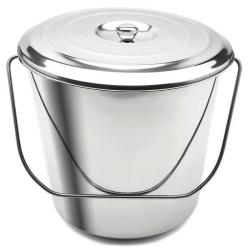 Vedro nerezov� s vekom, 15l
