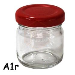 Poh�r 35ml s vie�kom twist 30 ks, sklo - �erven� vie�ko