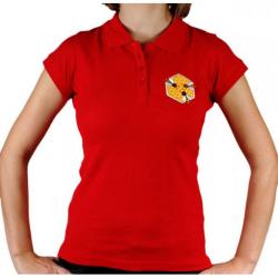 Poloko�e�a d�mska �ERVEN� so v�el�rskou v��ivkou  - ve�kos� M