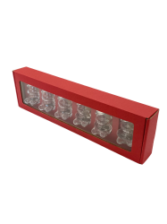 Dekora�n� papierov� balenie - �erven� R61 - 2