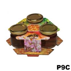 Dekora�n� kart�n na poh�re 3 x 35 ml, �es�hran - mot�v C