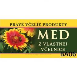 Bannery na predaj medu, ve�kos� XXL - vzor BA06
