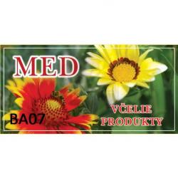 Bannery na predaj medu, vekos XXL - vzor BA07