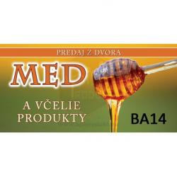 Bannery na predaj medu, vekos XL - vzor BA14