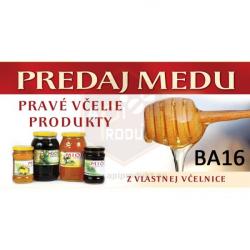 Bannery na predaj medu, ve�kos� XL - vzor BA16