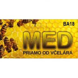 Bannery na predaj medu, ve�kos� XL - vzor BA18