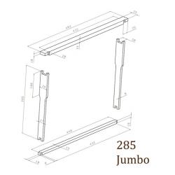 Rmikov prrez typ LN JUMBO - rozmery