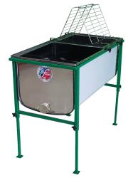 Odvie�kovac� st�l nerezov�, 1m, nerezov� v�pust