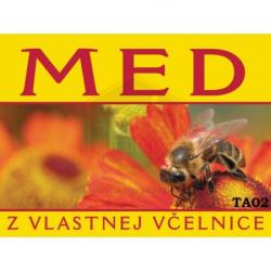 Tabu�a na predaj medu, ve�kos� M - vzor TA02