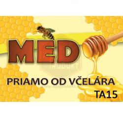 Tabu�a na predaj medu, ve�kos� M - vzor TA15