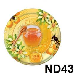 Vie�ko plechov� TWIST 82 - vzor ND43