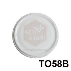 Vie�ko plechov� TWIST 58, biele