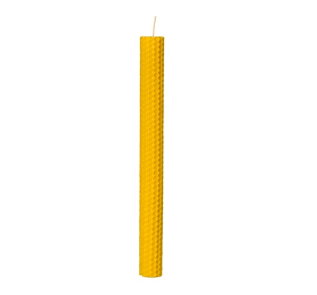 Sviečka veľká, žltá, výška 240 mm