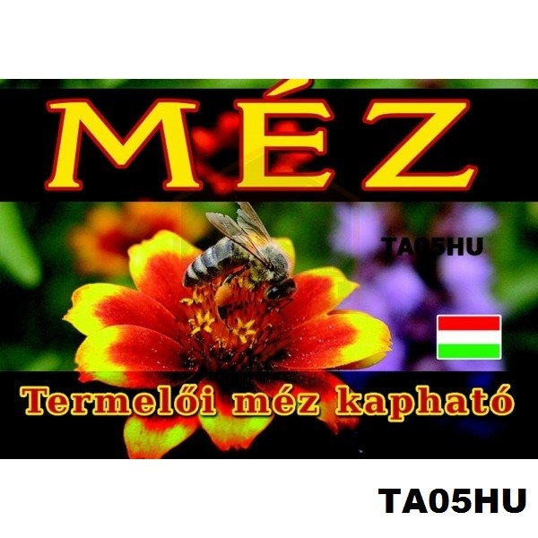 Tabule na predaj medu maďarské, veľkosť M - vzor TA05