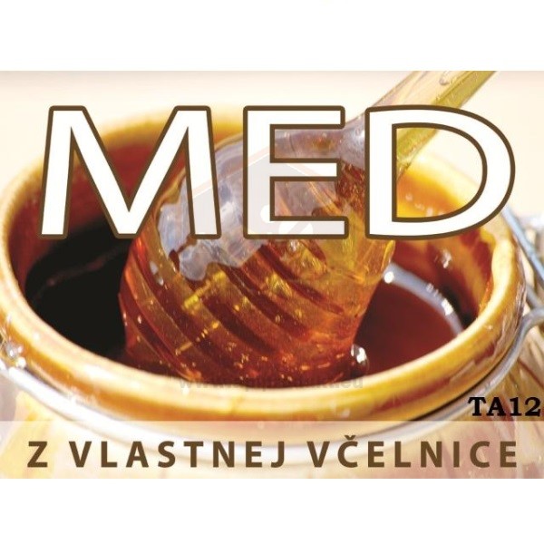 Tabuľa na predaj medu, veľkosť M - vzor TA12